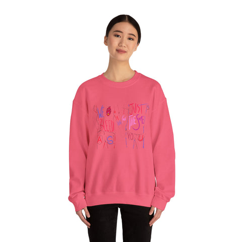 'WE BLEED JUST THE SAME' Unisex Crewneck Sweatshirt